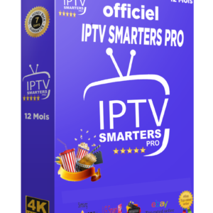 Abonnement iptv Smarters pro 12 Mois